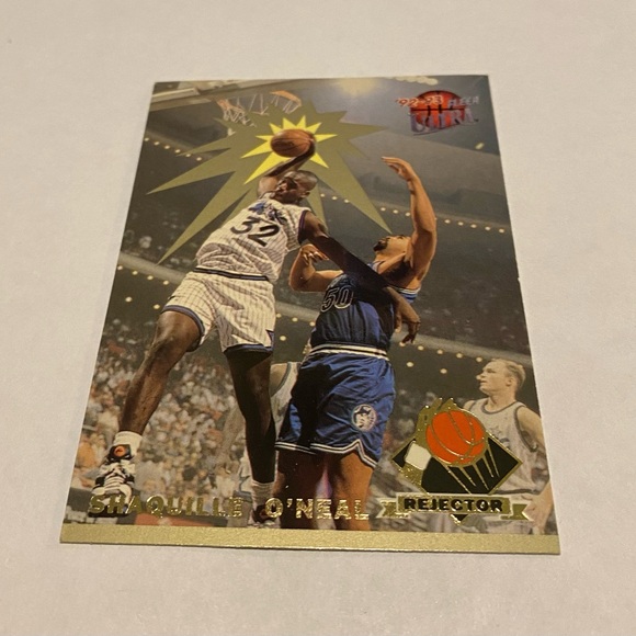 Shaquille O'Neal Rare! Rookie Insert 1993 Fleer Ultra Rejector Basketball Card - Picture 3 of 3